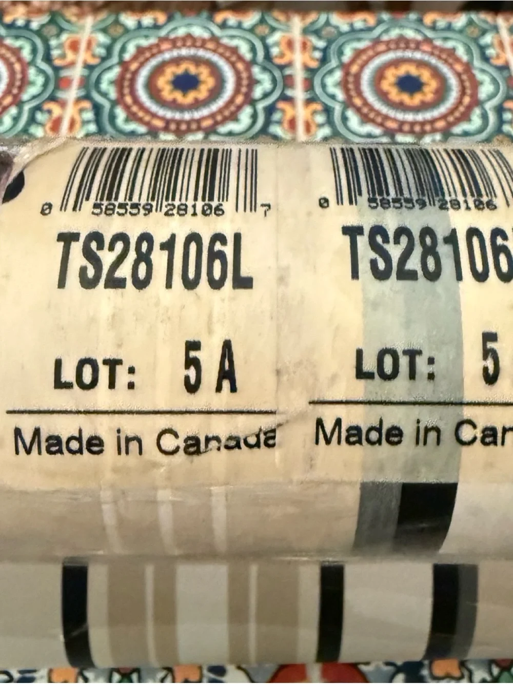 Vintage Wallpaper Roll Stripes of Beige Ivory Gray Black Norwall UnUsed *3 rolls